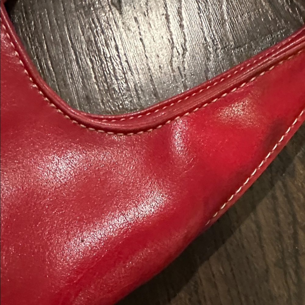 Nine West Mini Red Leather Women's purse - Picture 8 of 8